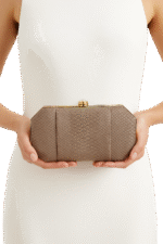 Clutch de Couro Bronze - Imagem 2