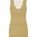 Vestido Glitter Gold