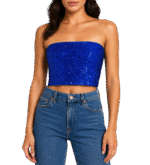 Top Paetê Blue - Imagem 2