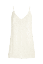 Vestido White Sequin