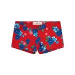 Shorts Red Flowers
