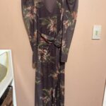 Vestido Marrom Floral